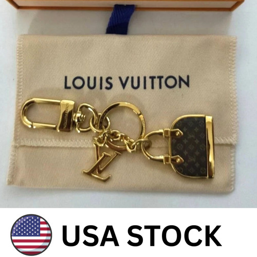 Louis Vuitton Monogram Iconic Keychain Alma Charm Gold Hardware