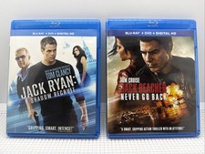 Jack Reacher-never Go Back Jack Ryan-shadow Recruit Blu-ray- A Pair Of Jacks Jack Reacher-never Go Back Jack Ryan-shadow Recruit Blu-ray- A Pair Of Jacks