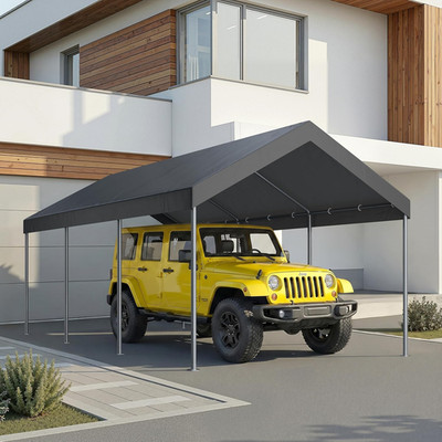 Portable 10x20 FT Carport - Waterproof Canopy for Vehicle, Boat, Garden, Events
