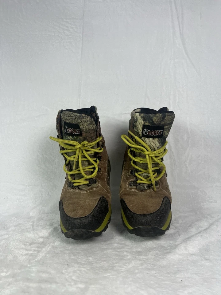 Botas de senderismo Rocky Kids marrón camufladas impermeables aislantes talla 5,5 Foto 2 de 4