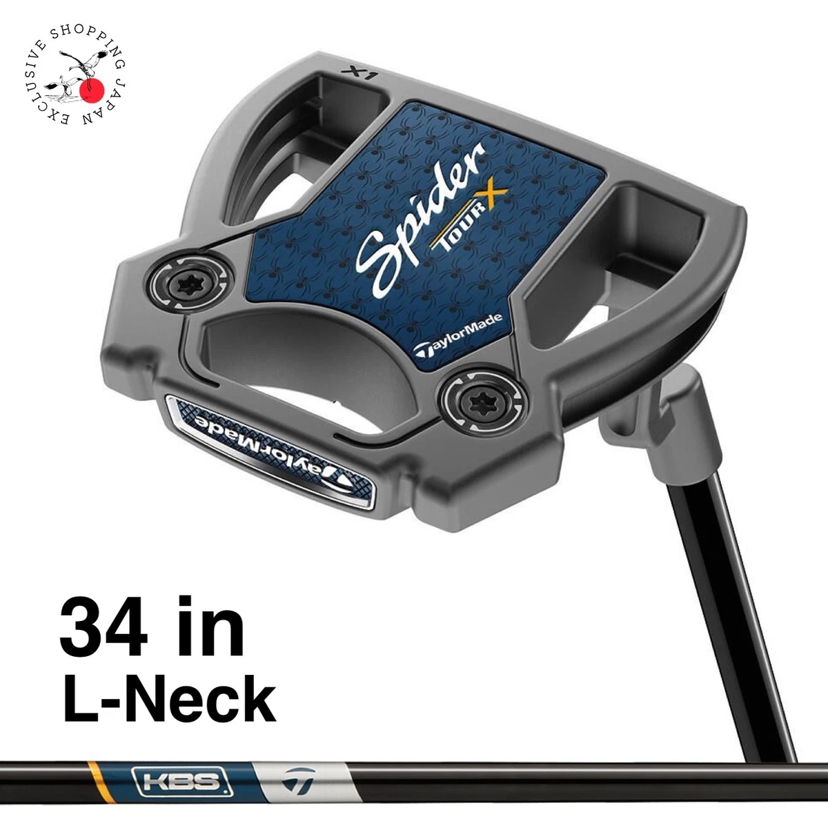 TaylorMade Spider TOUR X True Path Putter L-Neck 34