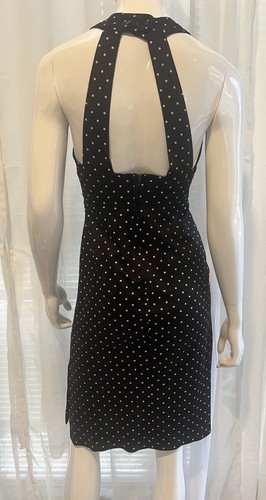 Young Edwardian Arpeja 60’s polka dot halter Neck Sexy back Dress - Picture 3 of 19