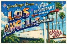 Greetings From Los Angeles California CASA VE...