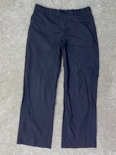 Emporio Armani Pants Men's 32x30 Navy Blue Tech Stretch Straight Leg