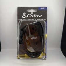 Cobra M77 4-Pin Noise Canceling CB Microphone 9 Foot Cord Brand NEW