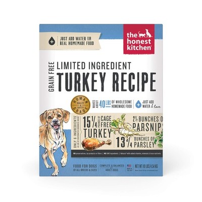 The Honest Kitchen Dehydrated Dog Food Human Grade Balanced Nutrition 10Lb