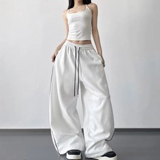 Women's Wide Leg Pants Spring/Autumn New Style Loose Slim Fit Drawstring