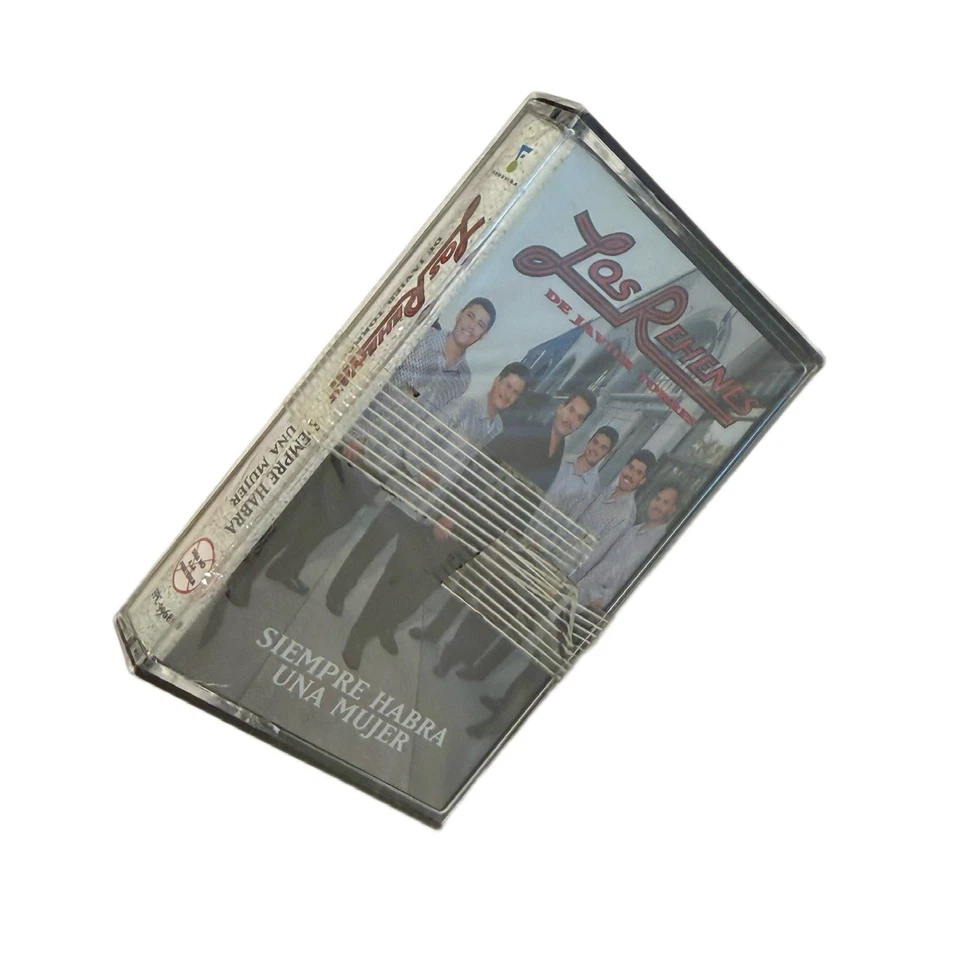 Los Rehenes – Siempre Habrá Una Mujer Cassette SEALED | RARE Latin Ballad - Image 4 of 4