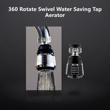360 Rotate Swivel Water Saving Tap Aerator Diffuser Faucet Nozzle Filter Adapter