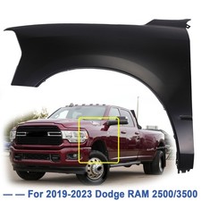 Front Left Driver Side Fender For 2019- 2024 Dodge Ram 2500 3500 68360831ab