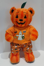 Build A Bear Halloween Jack-o-lantern Pumpkin Bear Plush Ghost Shorts T Shirt