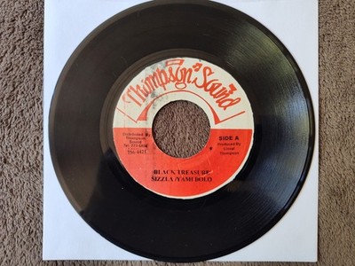Sizzla & Yami Bolo   Black Treasure (Gunman Riddim) 7'' 45 Linval Thompson Sound
