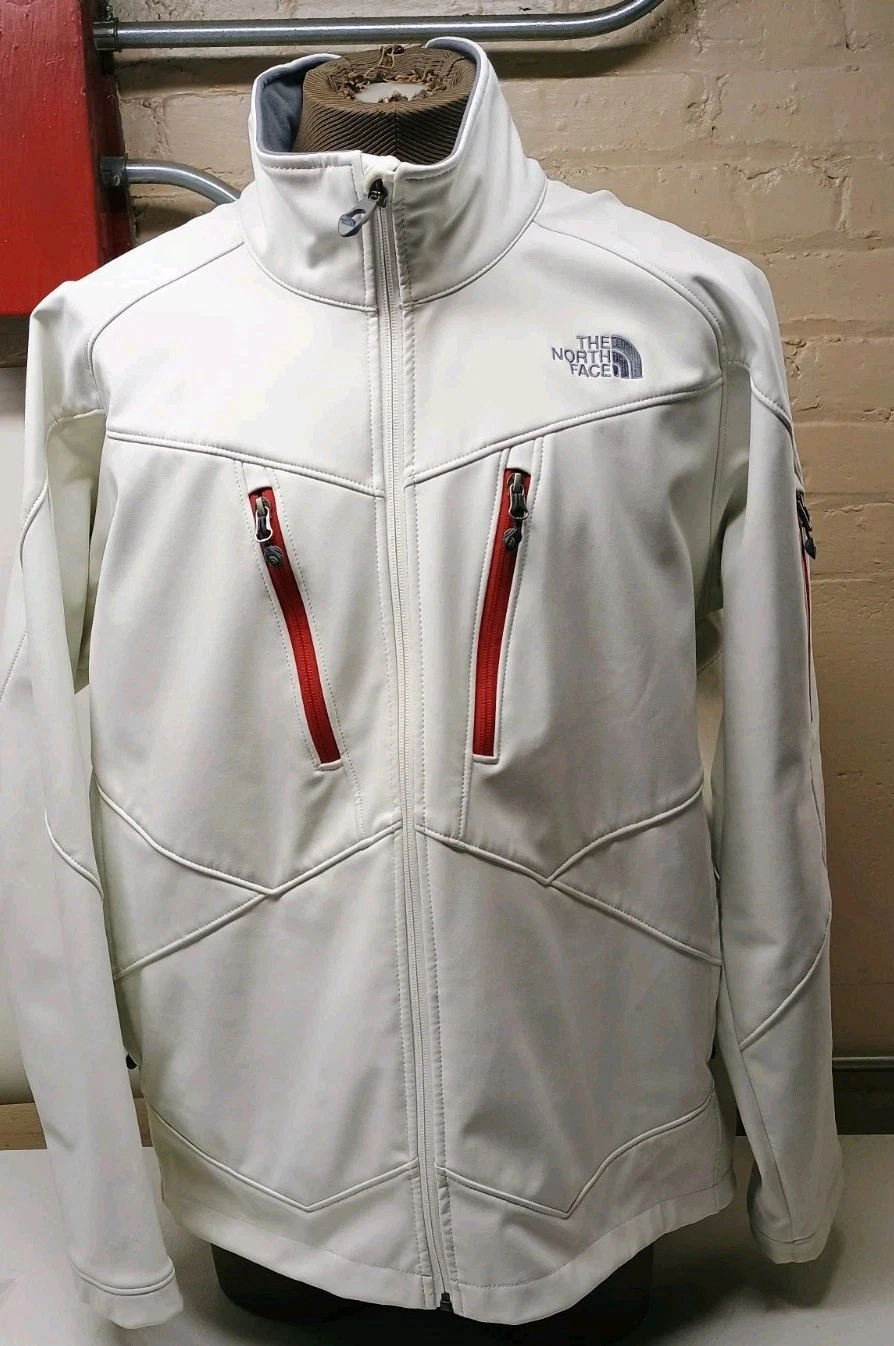 Men's The North Face Apex Bionic Soft Shell Jacket XL Off White Style