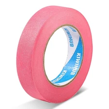 Pink Painter's Tape,1" x 60 Yards - 14 Day Easy Removal 1, 60 yards, 