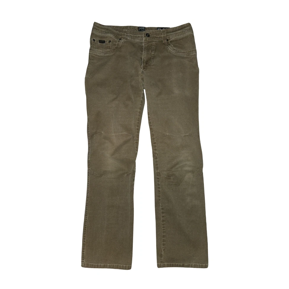 KUHL Kanvus Jean Pants Vintage Patina Dye Canvas Outdoor Hiking Mens 34x30