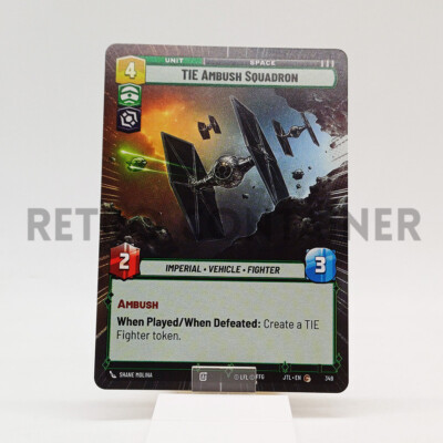 STAR WARS UNLIMITED JTL JUMP TO LIGHTSPEED 349 C TIE Ambush Squadron Hyperspace