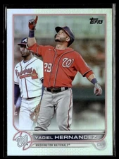 2022 TOPPS RAINBOW FOIL US293 Yadiel Hernandez - Washington Nationals