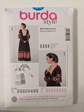 Burda 7171 - Renaissance Ever After Juliet Historical Dress Pattern UC FF 10-24