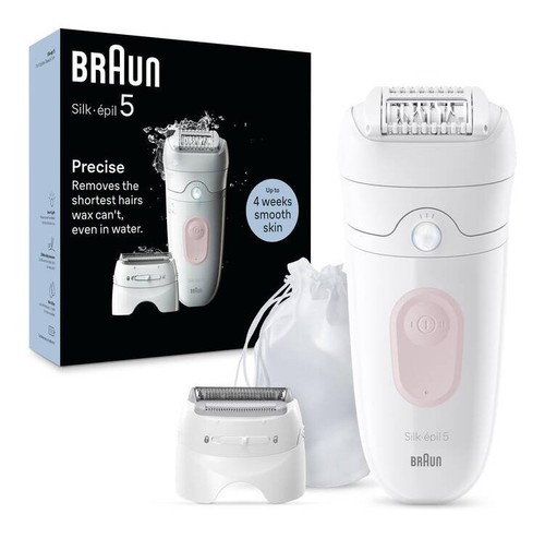 Braun Epilatore SILK EPIL 5 White e Pink SE5 030 - Foto 3 di 4