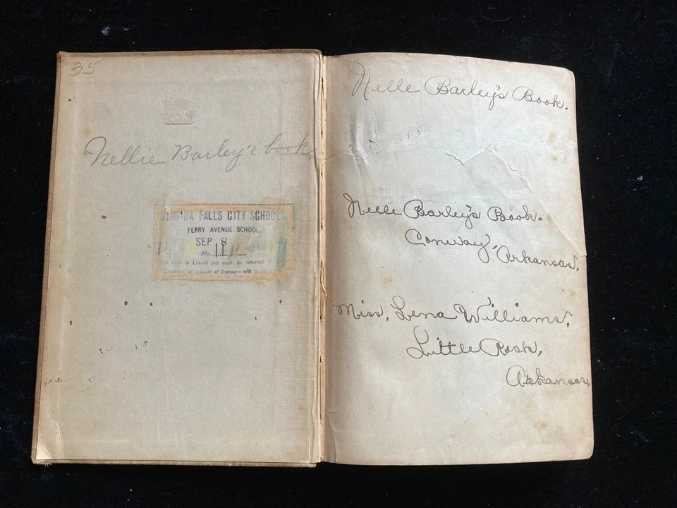 antique book Baldwin's Readers Fourth Year 1897 hard cover - Image 2 of 4