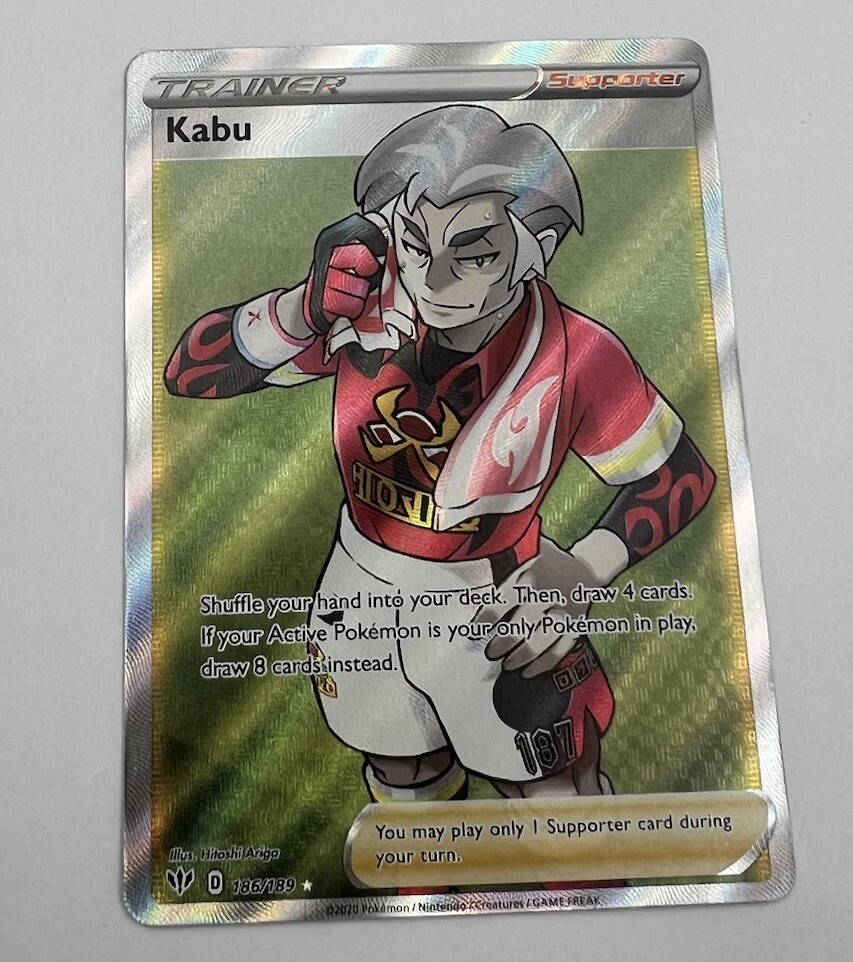 Kabu (Full Art) 186/189 Swsh03: Darkness Ablaze Holo - NM -