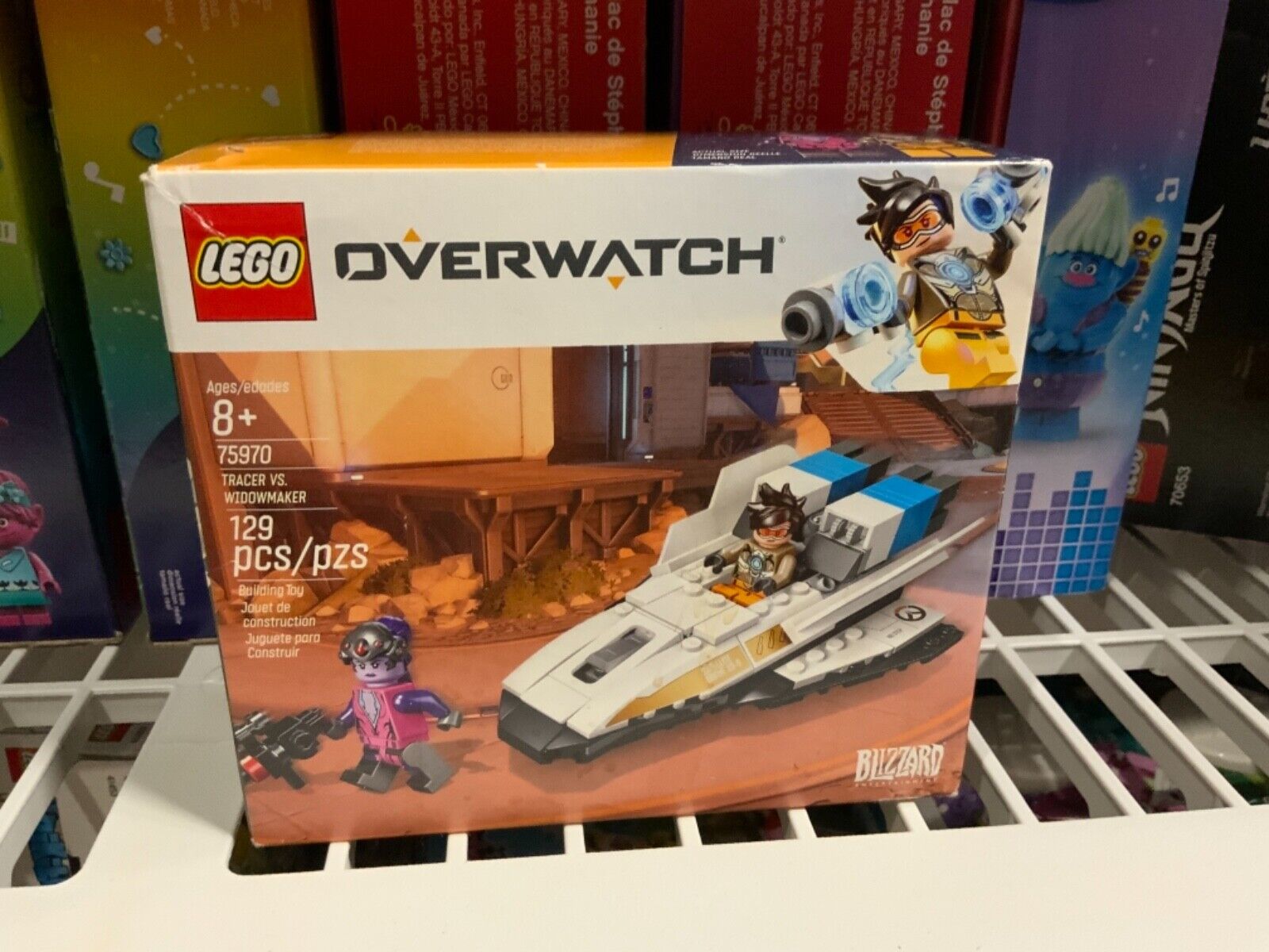 1 LEGO Overwatch Tracer vs. Widowmaker 75970 Building Kit , New 2019 (129 Piece)