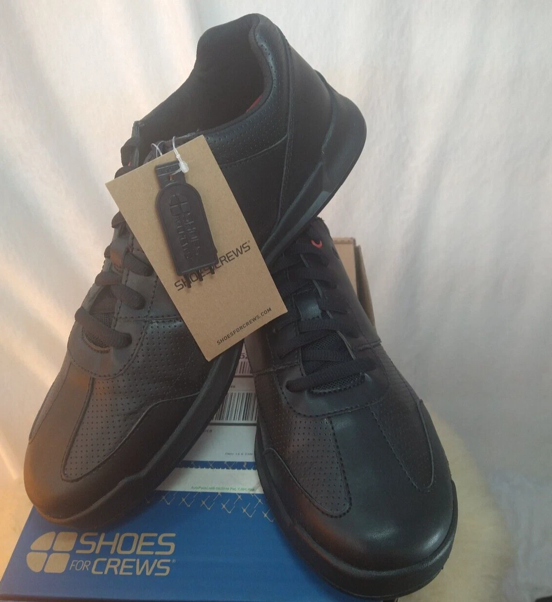SHOES FOR CREWS WOMENS SHOE COMFORT WALKING WORKING LEATHER SIZE 11 BLACK - NEW
Opens in a new windo