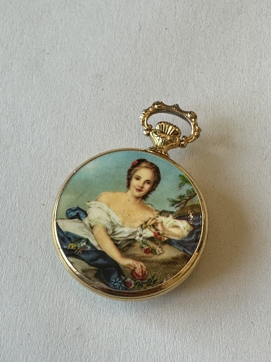 VINTAGE SWISS VALGINE 17 JEWELS INCABLOC STAINLESS STEEL Pocket Watch