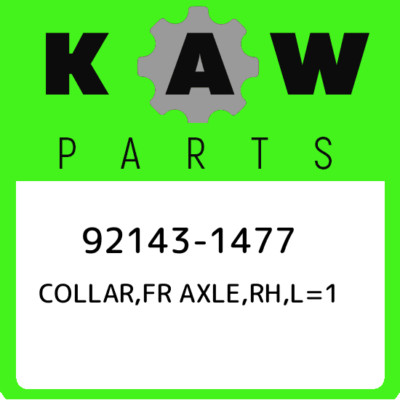 92143-1477 Kawasaki Collar,fr axle,rh,l=1 921431477, New Genuine