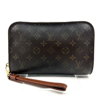 Louis-vuitton Orsay clutch bag Purse Monogram M51790 Auth