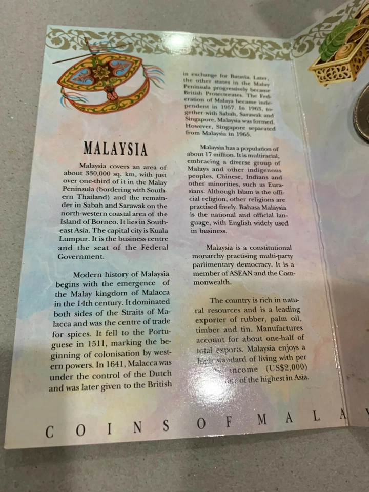 Malaysia  1990 coins ( english version) - Image 2 of 4