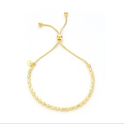 Armband ovale Perlen verstellbar