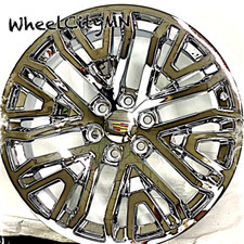 22 Chrome 5906 Sev Replica Oe Wheels Fits 2025 Cadillac Escalade Platinum 6x5.5