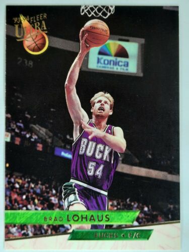 1993-94 Fleer Ultra #284 Brad Lohaus Milwaukee Bucks - Picture 1 of 2