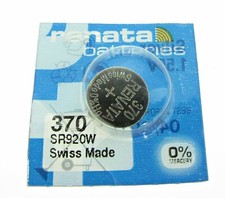 Renata 370 ( Sr 920 W) Argent 1.55 V Batterie Montre