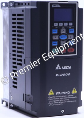 DELTA C2000 VFD007C23A 1HP 230V AC DRIVE