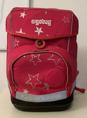 Original Ergobag Schulranzen Cubo Rosa mit Sternen