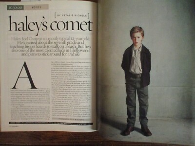 Oc-2000 US Mag(HALEY JOEL OSMENT/TINA SINATRA/TARA REID/UMA THURMAN/SALLY TAYLOR