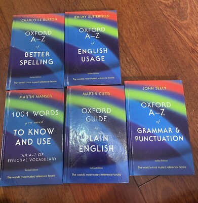 Oxford English Language Reference Indian Edition Box Set (5 Books) NEW !