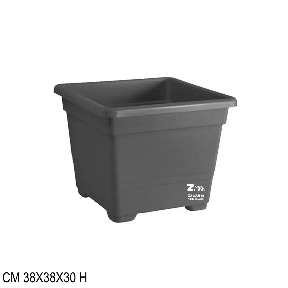 Vaso da fiori Olla 71 - Grigio antracite | Leroy Merlin