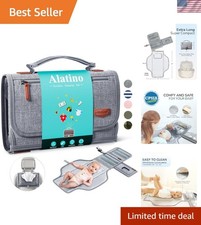 Portable Baby Changing Pad with Wipes Pocket - Perfect for On-the-Go Parents