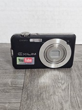 Casio Exilim EX-S10A 10.1MP CCD Digital Camera Tested With Battery & SD