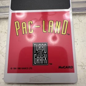 Pac Land - Authentic (Turbografx 16) Game TG - HuCard Only Tested