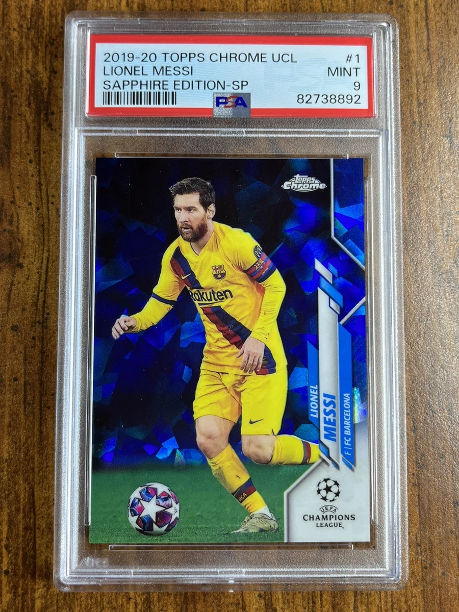Футбольная спортивная коллекционная карточка Topps Lionel Messi