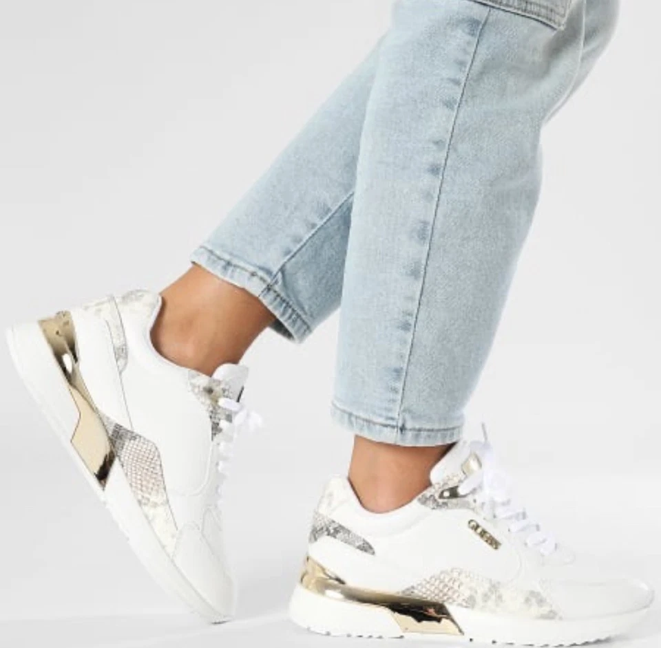 Guess Scarpe da ginnastica da donna FLTM15ELE12 Bianco - Immagine 4 di 4