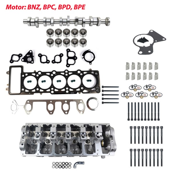 Zylinderkopfsatz Komplett FüR VW Transporter T5 Touareg 2,5 TDI BNZ BPC BPD BPE-image