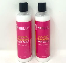 MIELLE Avocado Moisturizing Hair Milk, 8 fl oz, (2 Pack)
