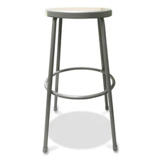 Alera IS6630G 30" Backless Industrial Metal Shop Stool - Brown New