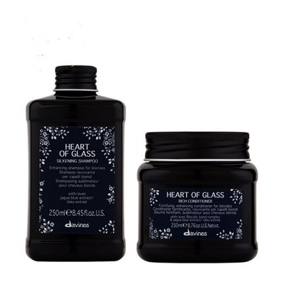 Davines Heart Of Glass Skilling Shampoo 8.45 oz Conditioner ~NEW~