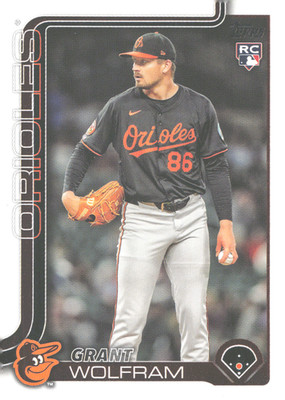 2025 Topps Update - #US114 Grant Wolfram (RC) Orioles